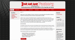 Desktop Screenshot of initiativefactory.org